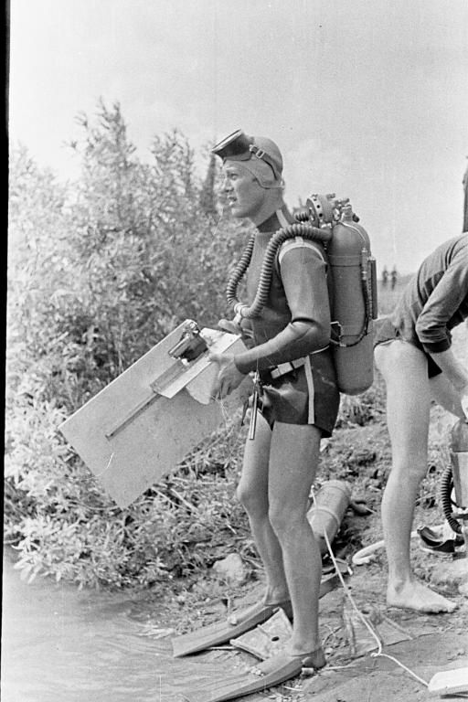 62-15  1962 г.  В.Меньшиков. Тренировка на Сенной курье. Томск.
