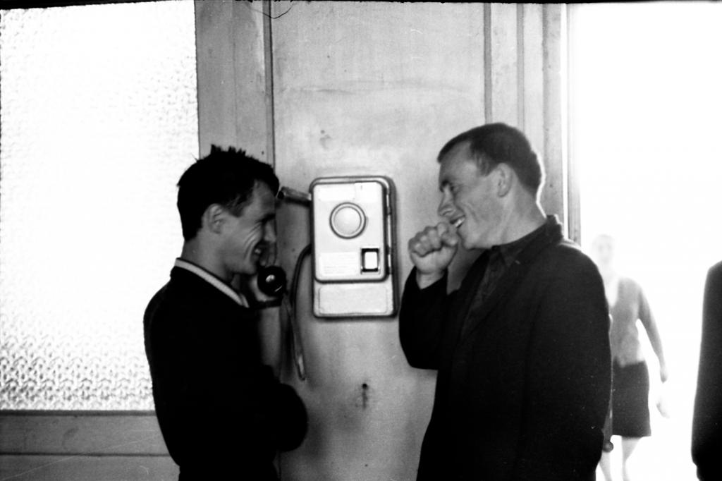 67-54  1967 г.  В.Жданов, А.П.Привезенцев. Зональные соревнования по подводному спорту. г.Белово.