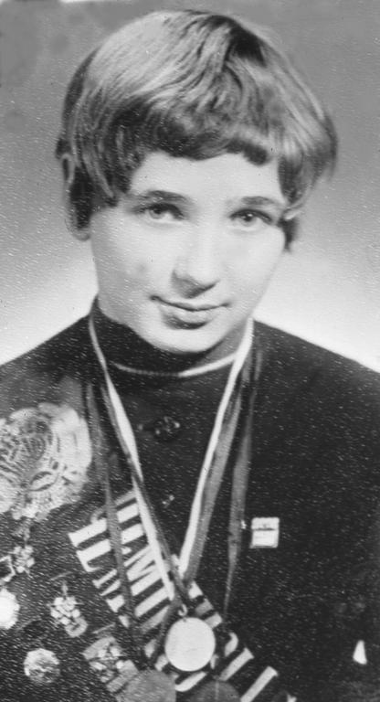70-56  1970 г.  Авдеева Ирина. Мастер спорта. Томск.