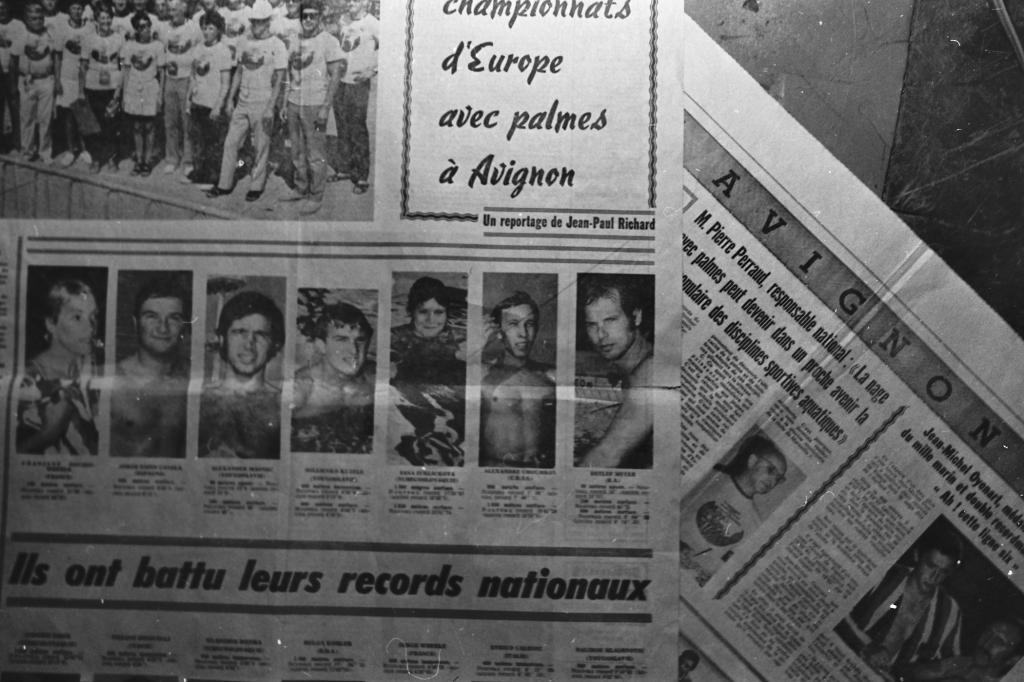 71-88  1971 г.  Французские газеты о А.Шумкове. V чемпионат Европы. Авиньон, Франция.