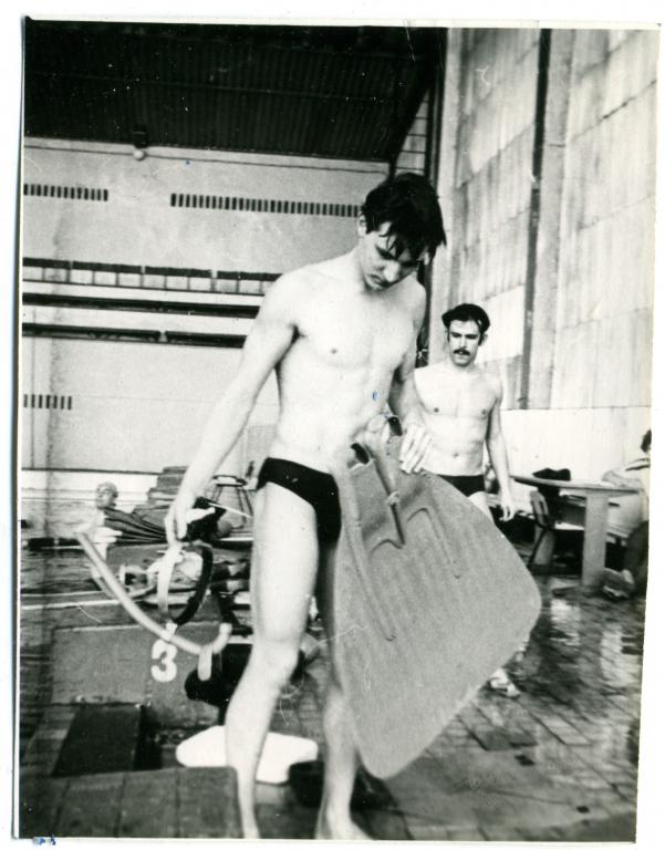 79-50  1979 г.  А.Кочетков и П.Тимченко. Разминка. Финал Кубка СССР. Таллин.