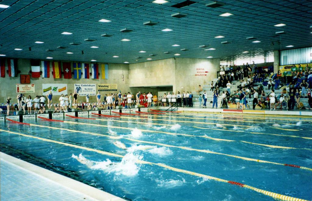 98-10  1998 г.  Эстафетное плавание. IV клубный чемпионат Европы (Кубок  CMAS) по плаванию в ластах.  Кечкемет, Венгрия.
