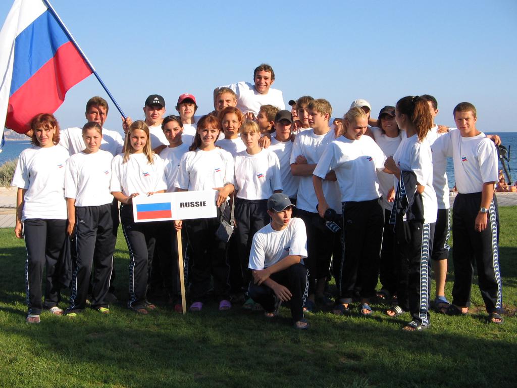 05-80  2005 г.  Сборная команда России. Чемпионат мира по марафонским заплывам.    Франция, Ла Сиота.