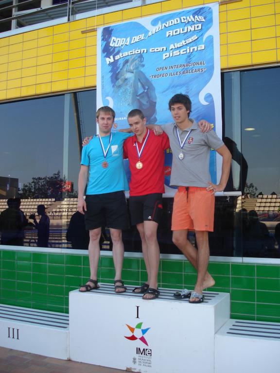 08-31  2008 г.  Победители соревнований. Слева П.Кулаков. V этап кубка мира. Пальма-де-Мальорка, Испания..JPG