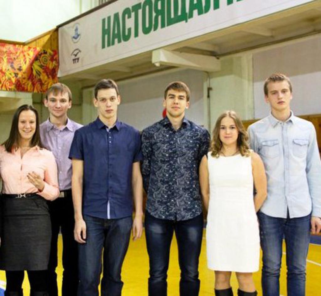15-89 2015 А.Бер, С.Доценко, В.Грудинин, Д.Костенко, Ю.Веселова, С.Кокорин,   подведение итогов спортивного года в ТГУ